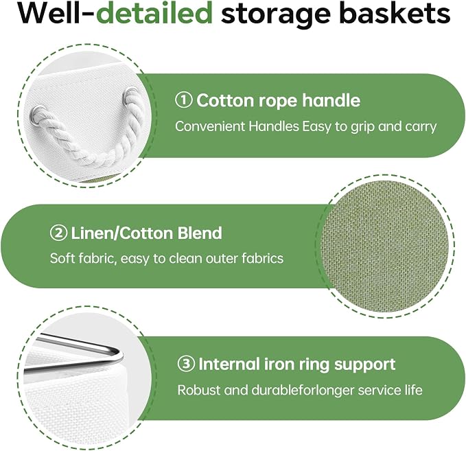13x13 Inch Cube Storage Bins - Image 8