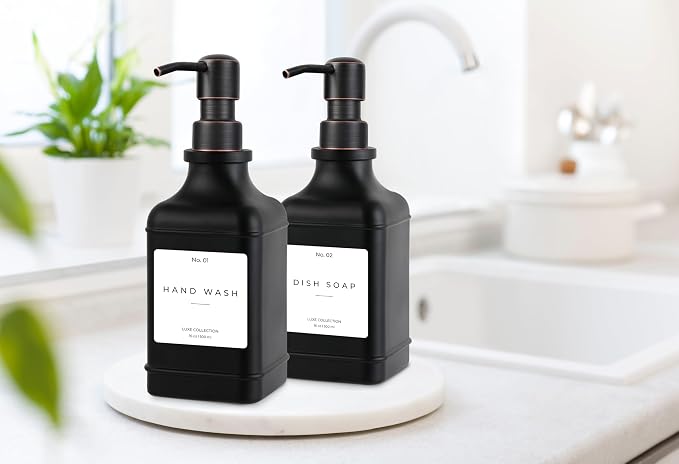 Emerson Essentials Soap Dispenser, Dish Soap Dispenser, Soap Bottle Farmhouse - Image 4