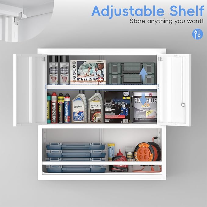 Metal Wall Storage Cabinet, Steel Storage Cabinets - Image 4