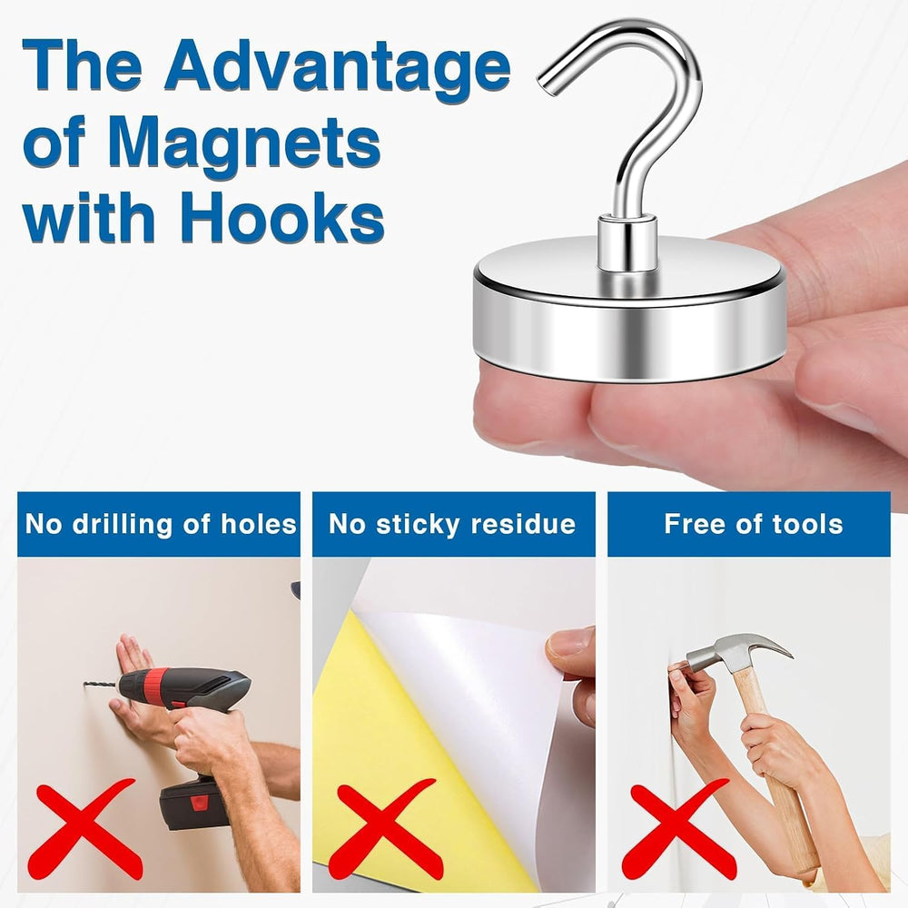 LOVIMAG Magnetic Hooks for Cruise Essentials 2026 Cabins Door 25 P - 170LBS