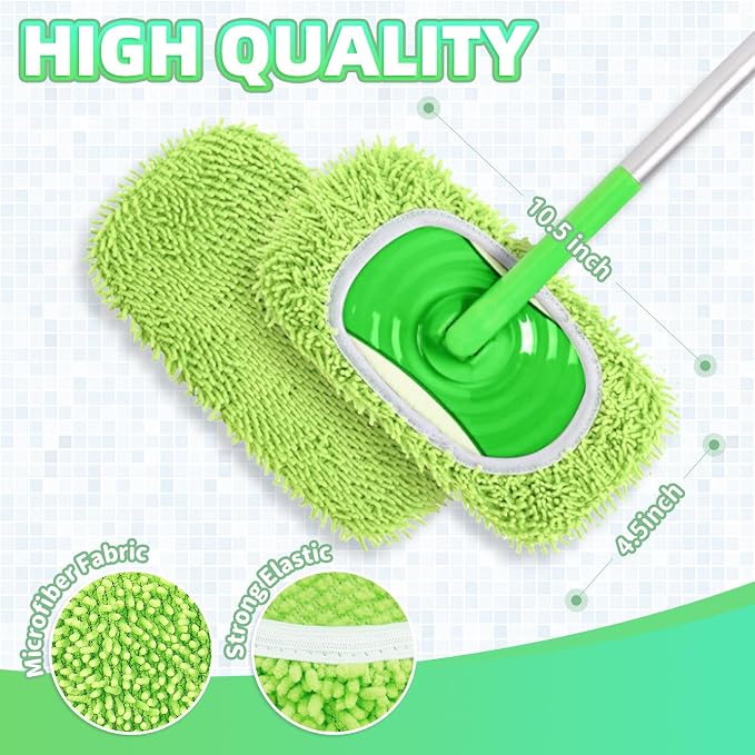 8 Pack Reusable Mop Pads Compatible - Image 3