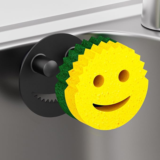 Sponge Holder for Kitchen Sink, Sink Caddy Organizer by Kontoyo