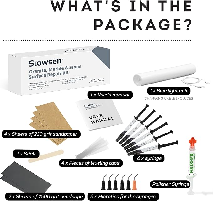 Granite, Marble & Stone Repair Kit - Image 8