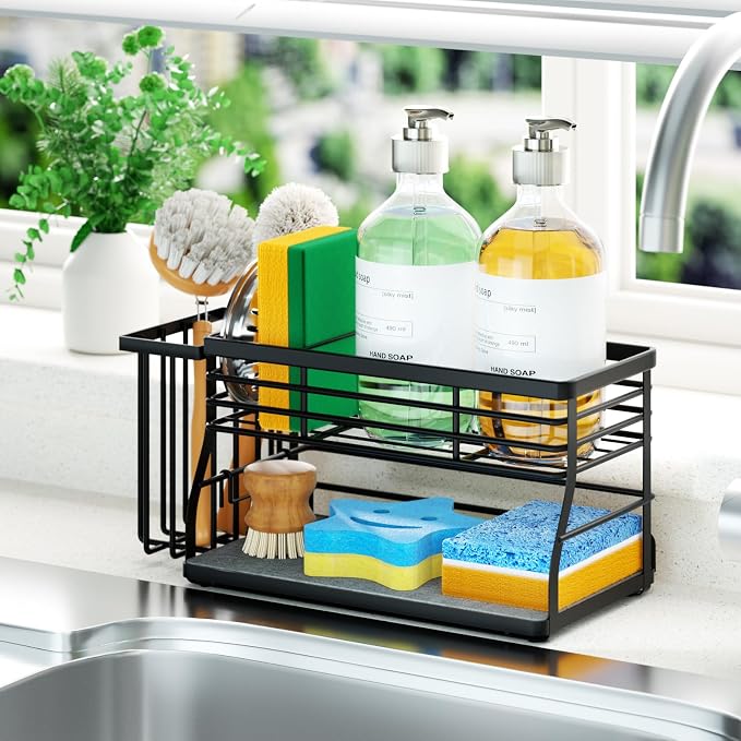 SWTYMIKI Sponge Holder for Kitchen Sink - Image 4