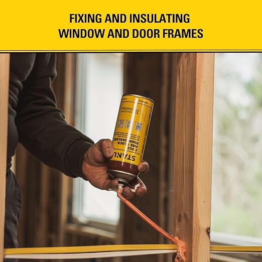 Stanley F952 Fire Block Spray Foam – Fire Rated Expanding Polyurethane Foam - Image 5