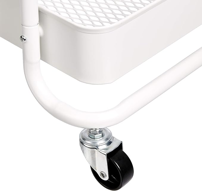 Amazon Basics 2-Tier Metal Kitchen/Utility Cart - Image 3