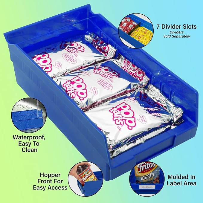 Akro-Mils 30130 Plastic Shelf Bins, Heavy Duty Storage Bins - Image 5