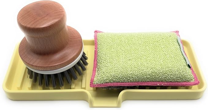 Happitasa Silicone Soap Dish Tray and Sponge Holder - Image 6