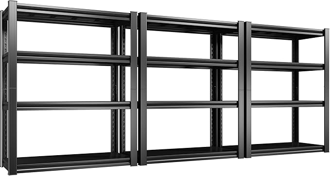 Raybee 40" W Garage Shelving Heavy Duty Storage Shelves 56.9" H Metal Shelving by Raybee