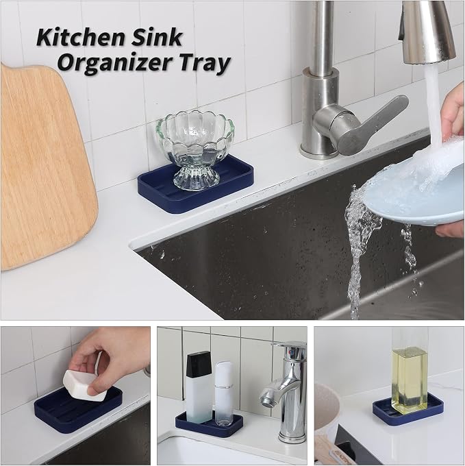 Silicone Kitchen Sink Organizer Tray - Image 4