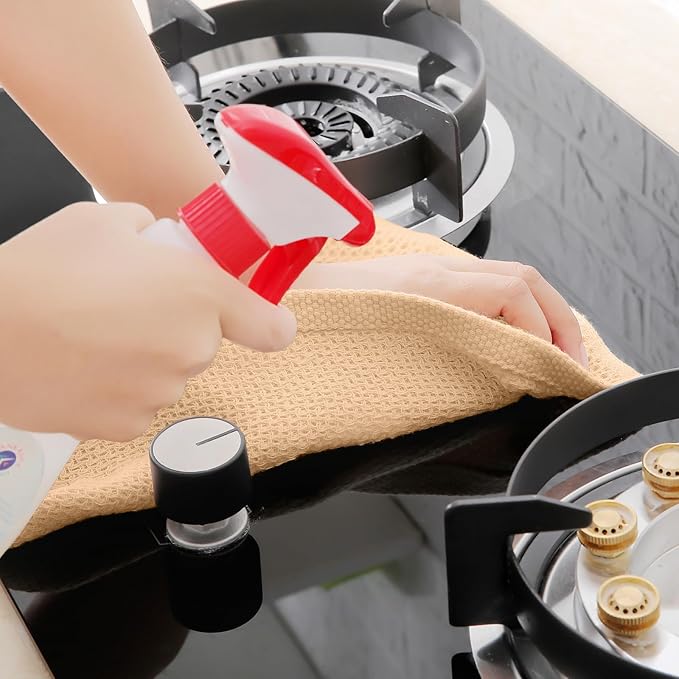 Homaxy 100% Cotton Waffle Weave Kitchen Dish Towels, Ultra Soft Absorbent Quick - Image 5