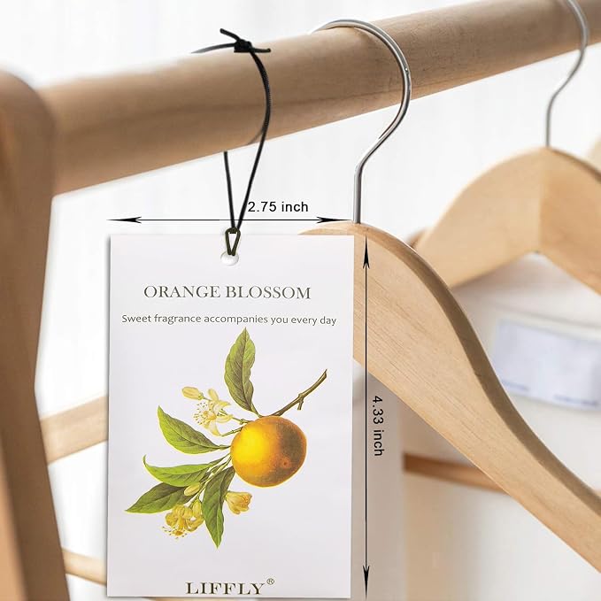 14 Packs Orange Blossom Sachets fit Drawer and Closet Long Lasting Gift - Image 4