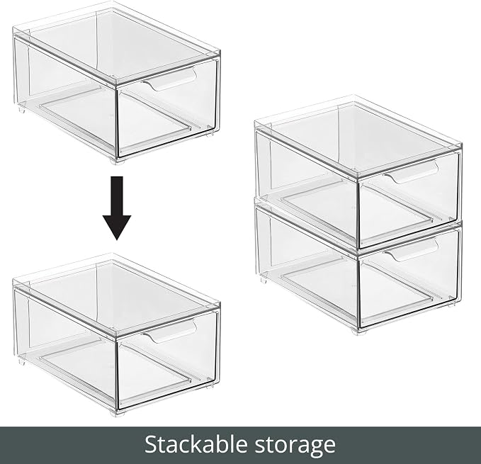 mDesign Stackable Storage Containers Box - Image 5