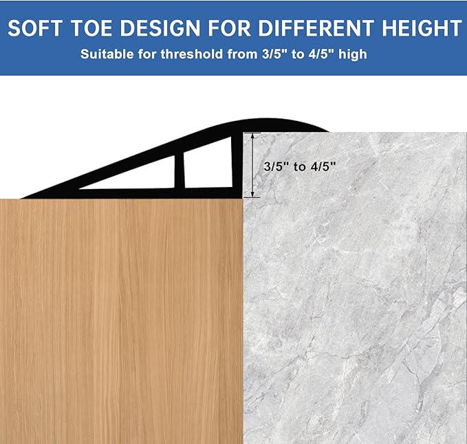Vinyl Door Threshold Flooring Transition Strip Self Adhesive Carpet Edging Strip - Image 4