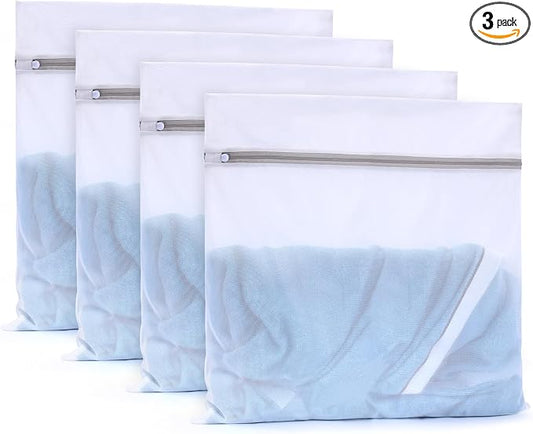 Muchfun 3Pcs Durable Fine Mesh Laundry Bags by Muchfun