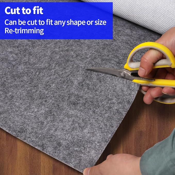 100% Waterproof Non-Slip 1/4” Extra Thick 5x7 ft Rug Pad - Image 3