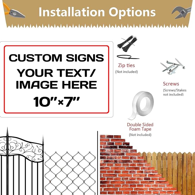 Personalized Aluminum Weatherproof Metal Sign - Image 4