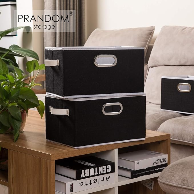 PRANDOM Larger Collapsible Storage Bins - Image 2