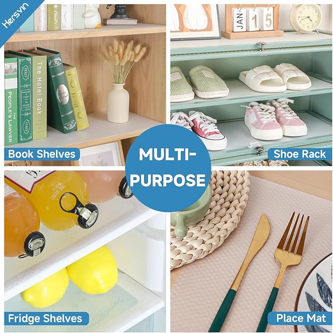 Shelf Liners 12 in x 20 ft EVA Drawer Mats, Non-Adhesive Cupboard Protector - Image 6