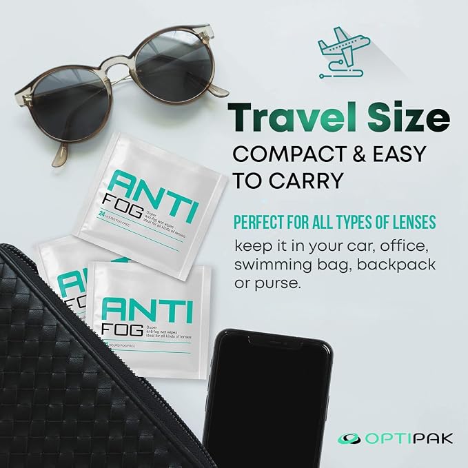Opti-Pak Anti-Fog Pre-moistened Wipes - Image 3