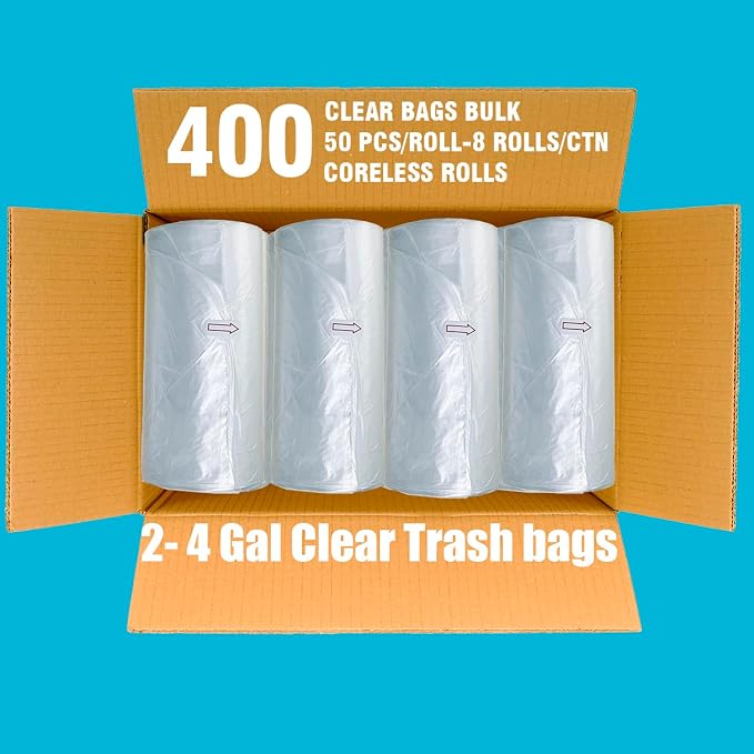 2-4 Gallon Trash Bags, Small Multi-purpose Garbage Bags - Image 2