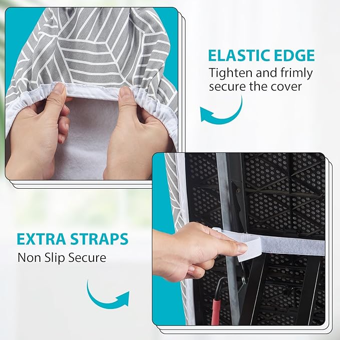 Ironing Board Cover with Padding 15 x 54 inch Standard Full Size, Heat - Image 3