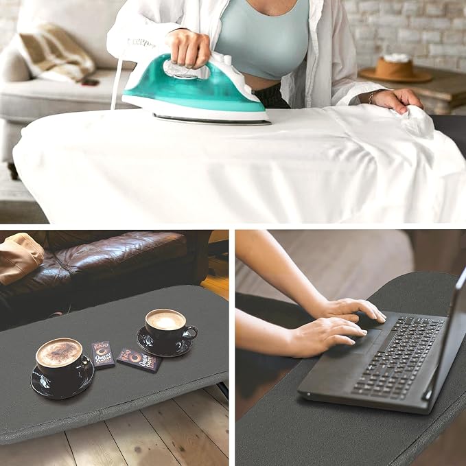 Small Ironing Board Tabletop, RAINHOL Compact Portable Iron Board Foldable - Image 7