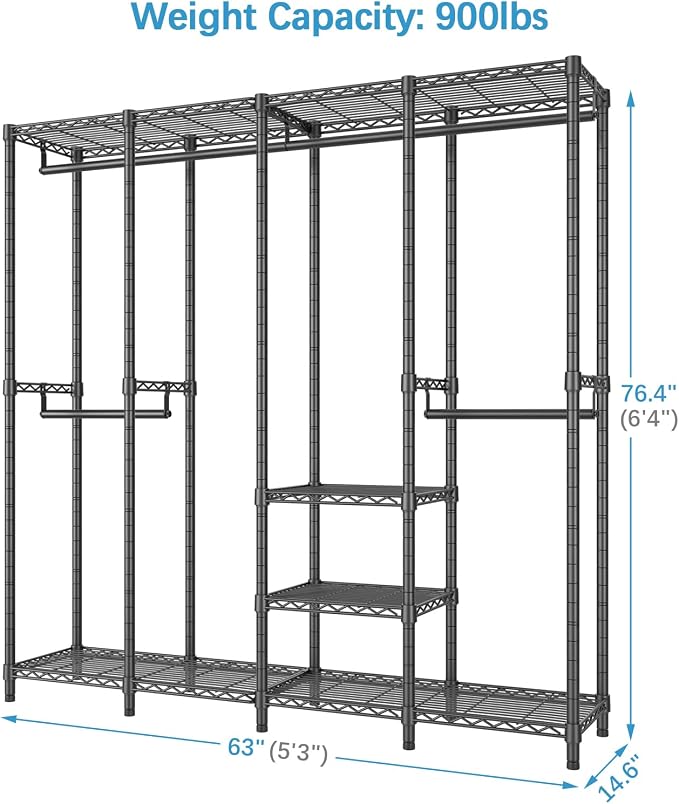 VIPEK V40 Medium Garment Rack Heavy Duty Clothes Rack - Image 4
