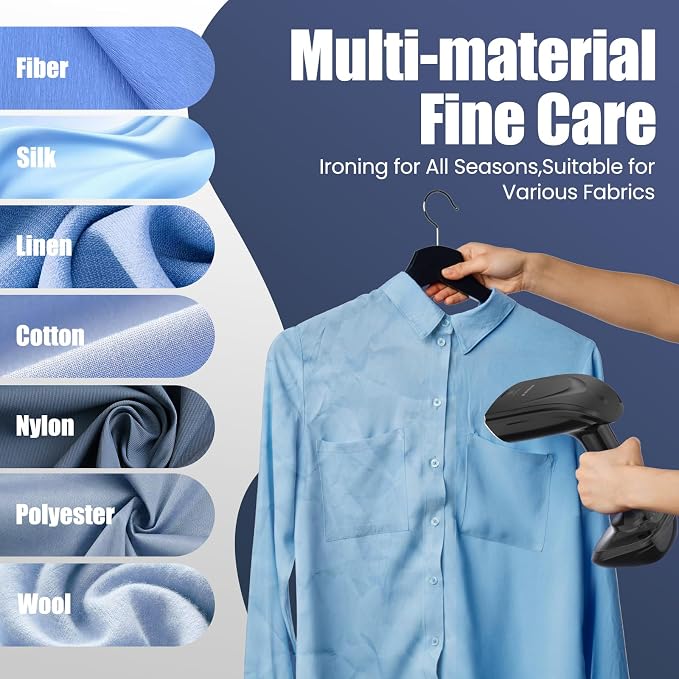 Powerful Handheld Fabric Steamer - 1800W - Image 7