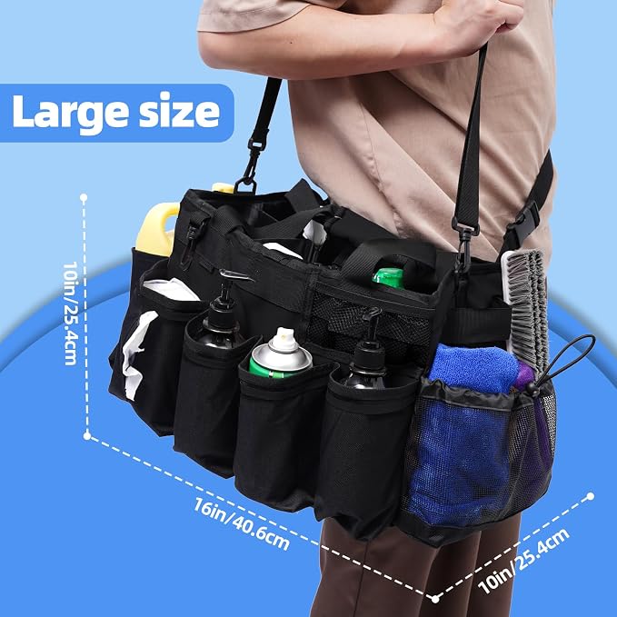 Large Cleaning Supplies Bags for Housekeepers, Professional Wearable Cleaning - Image 2