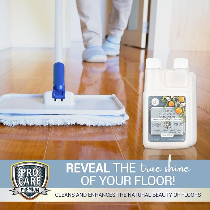 ProCare Citrus Floor Cleaner Concentrate | Vinyl, Stone & Laminate Floor Cleaner - Image 6