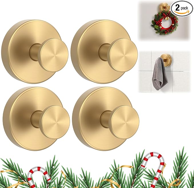 Suction Cup Hooks for Wreaths on Glass, 2025 New No Drill Suction Cup Hooks by Unknown