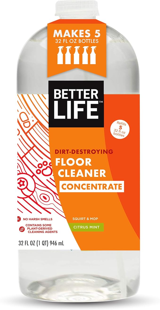Better Life Floor Cleaner Concentrate- Liquid Multipurpose Cleaner by BetterLife