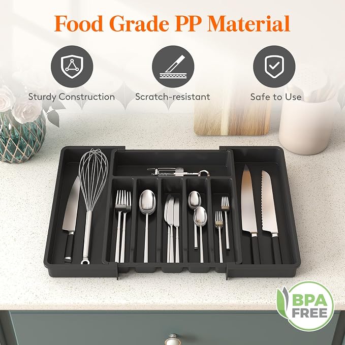 Lifewit Deep Silverware Drawer Organizer - Image 7