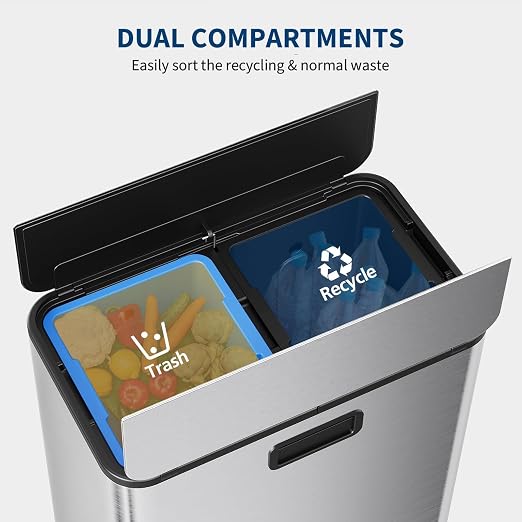 14.8 Gallon / 56L Kitchen Trash Can - Image 2