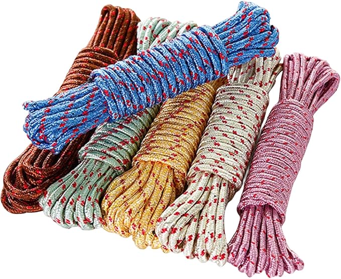 10M Heavy Duty Laundry Drying Clothesline Rope Portable Travel Nylon Cord by Unknown