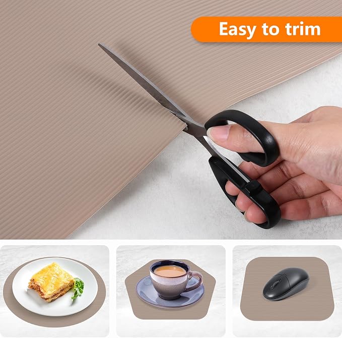 Shelf Liners for Kitchen Cabinets Drawer Liner Non Adhesive Cupboard Mat EVA - Image 4