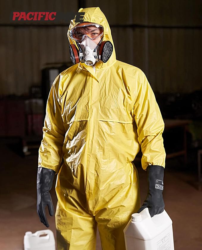 PACIFIC PPE Chemical Resistant Gloves, Heavy Duty Industrial Rubber Gloves - Image 7