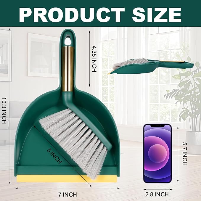 Small Broom and Dustpan Set, Dustpan and Brush Set, Small Brush and Dustpan Set - Image 2