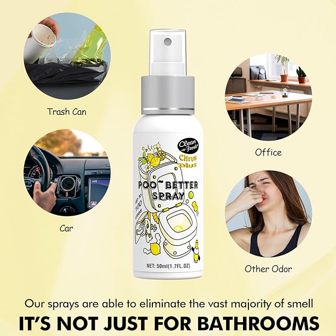 Clean-n-Fresh Toilet Spray, 8.5 Fl Oz Variety Pack of 5 - Image 3