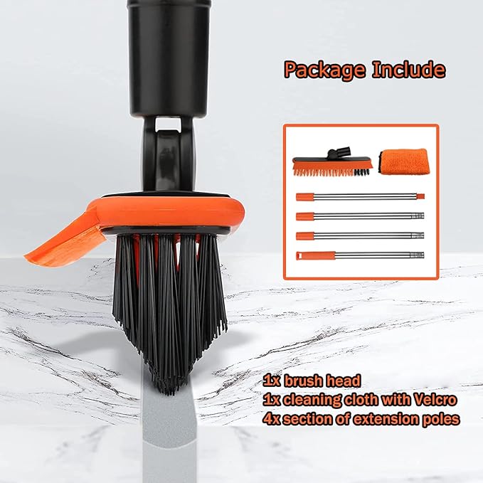 2 in 1 Floor Scrub Brush Grout Brush - Image 2