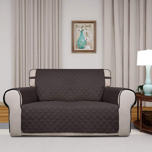 PureFit Reversible Quilted Sofa Cover, Water Resistant Medium Slipcover - Image 2