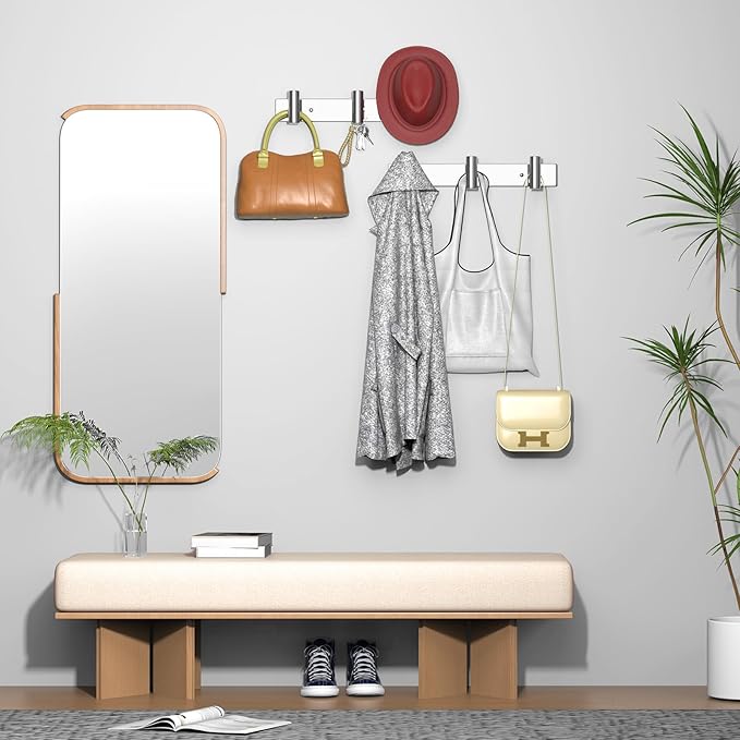 VAEHOLD Hat and Coat Wall Mount Rack - Image 7