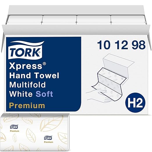 Tork Xpress Paper Towel Dispenser and Tork Extra Soft Multifold Hand Towels - Image 5