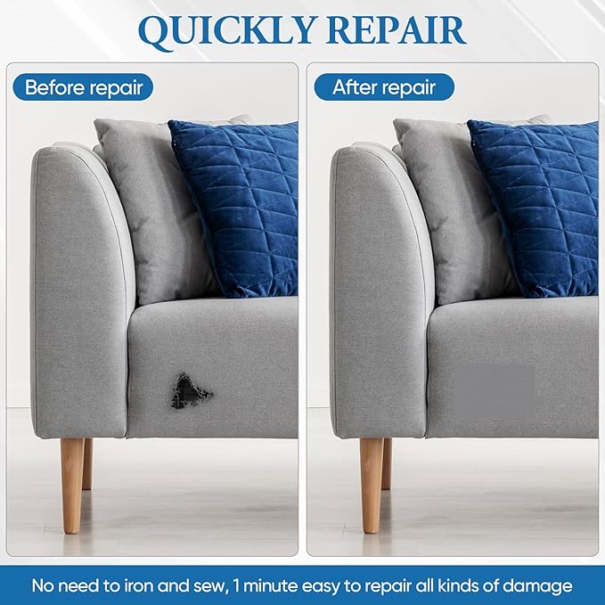 Canvas Patch 5.5 x 8 Inches 6Pcs Self-Adhesive Waterproof Canvas Patch Kit - Image 5
