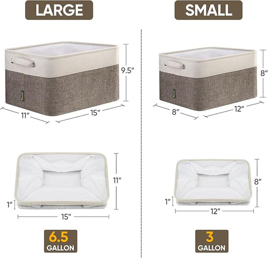 BALEINE 1 Pack Fabric Storage Bins - Image 2