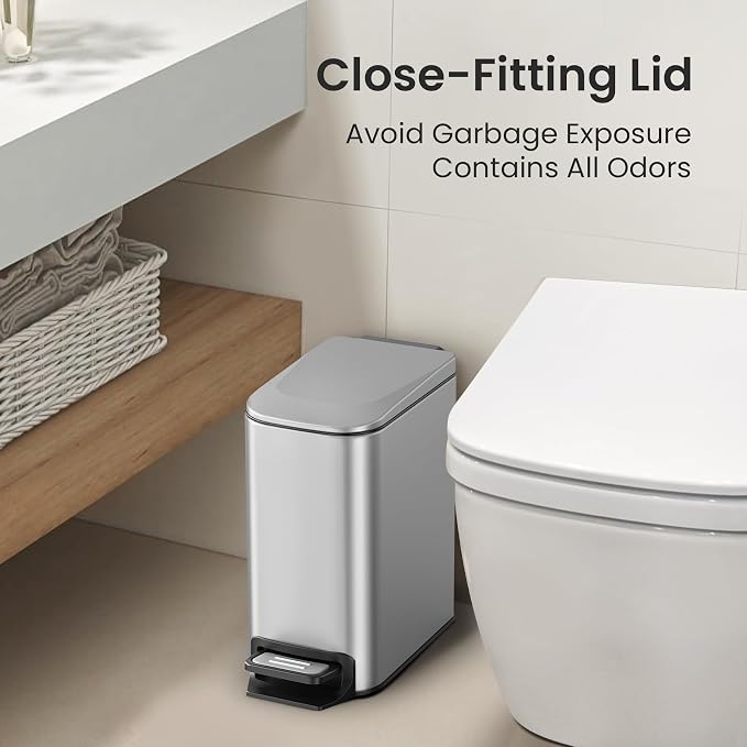 Cesun Small Bathroom Trash Can - Image 8