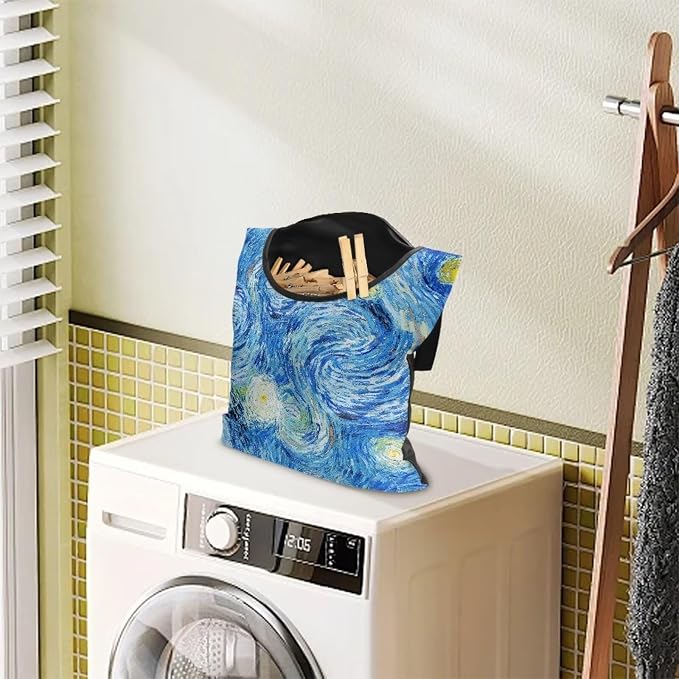 Clothes Pin Bag Clothespin Storage 14.5x12in - Image 3
