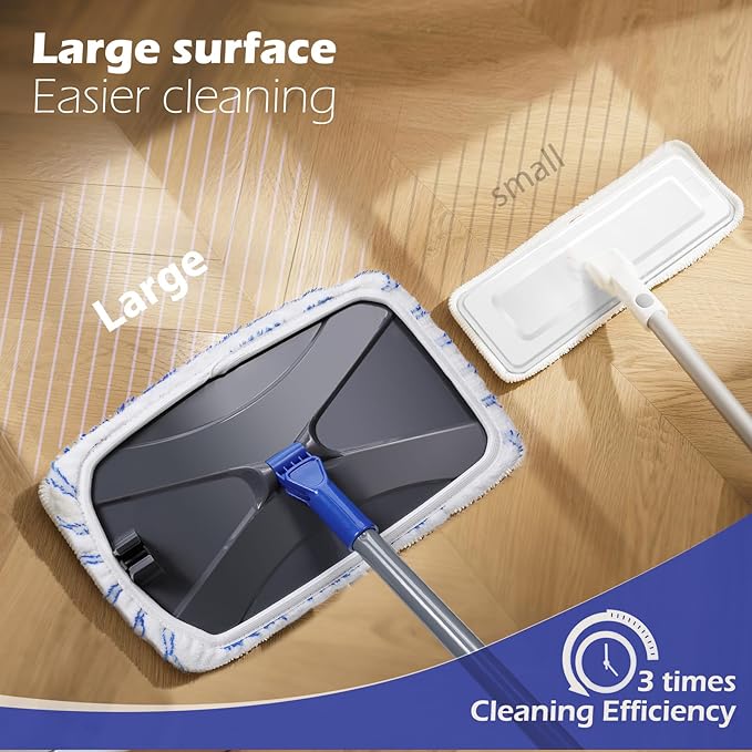 Masthome Microfiber Mop, Large Surface Flat Mop - Image 2