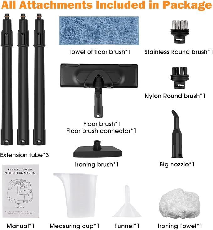 Powerful Steam Cleaner for Home, Chemical-Free Multipurpose Steam Cleaner - Image 6